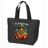 El Squatcho Bigfoot Saquatch Zip Tote Bag