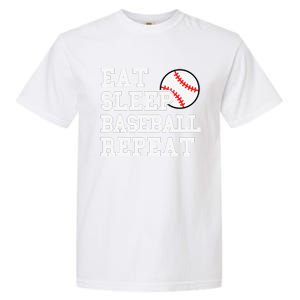 Eat Sleep Baseball Repeat Funny Baseball Lover Garment-Dyed Heavyweight T-Shirt