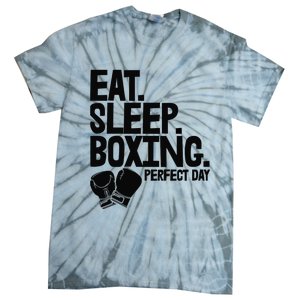 Eat Sleep Boxing Perfect Day Funny Wo Boxing Sports Love Premium Tie-Dye T-Shirt