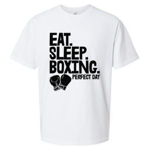 Eat Sleep Boxing Perfect Day Funny Wo Boxing Sports Love Premium Sueded Cloud Jersey T-Shirt