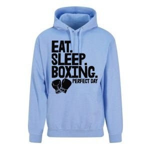 Eat Sleep Boxing Perfect Day Funny Wo Boxing Sports Love Premium Unisex Surf Hoodie