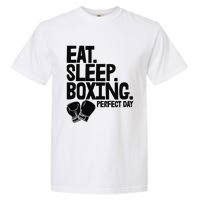 Eat Sleep Boxing Perfect Day Funny Wo Boxing Sports Love Premium Garment-Dyed Heavyweight T-Shirt