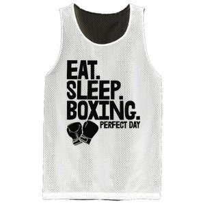 Eat Sleep Boxing Perfect Day Funny Wo Boxing Sports Love Premium Mesh Reversible Basketball Jersey Tank