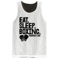 Eat Sleep Boxing Perfect Day Funny Wo Boxing Sports Love Premium Mesh Reversible Basketball Jersey Tank