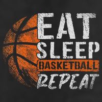 Eat Sleep Basketball Repeat Girls Basketball Player Adult Drive Performance Visor