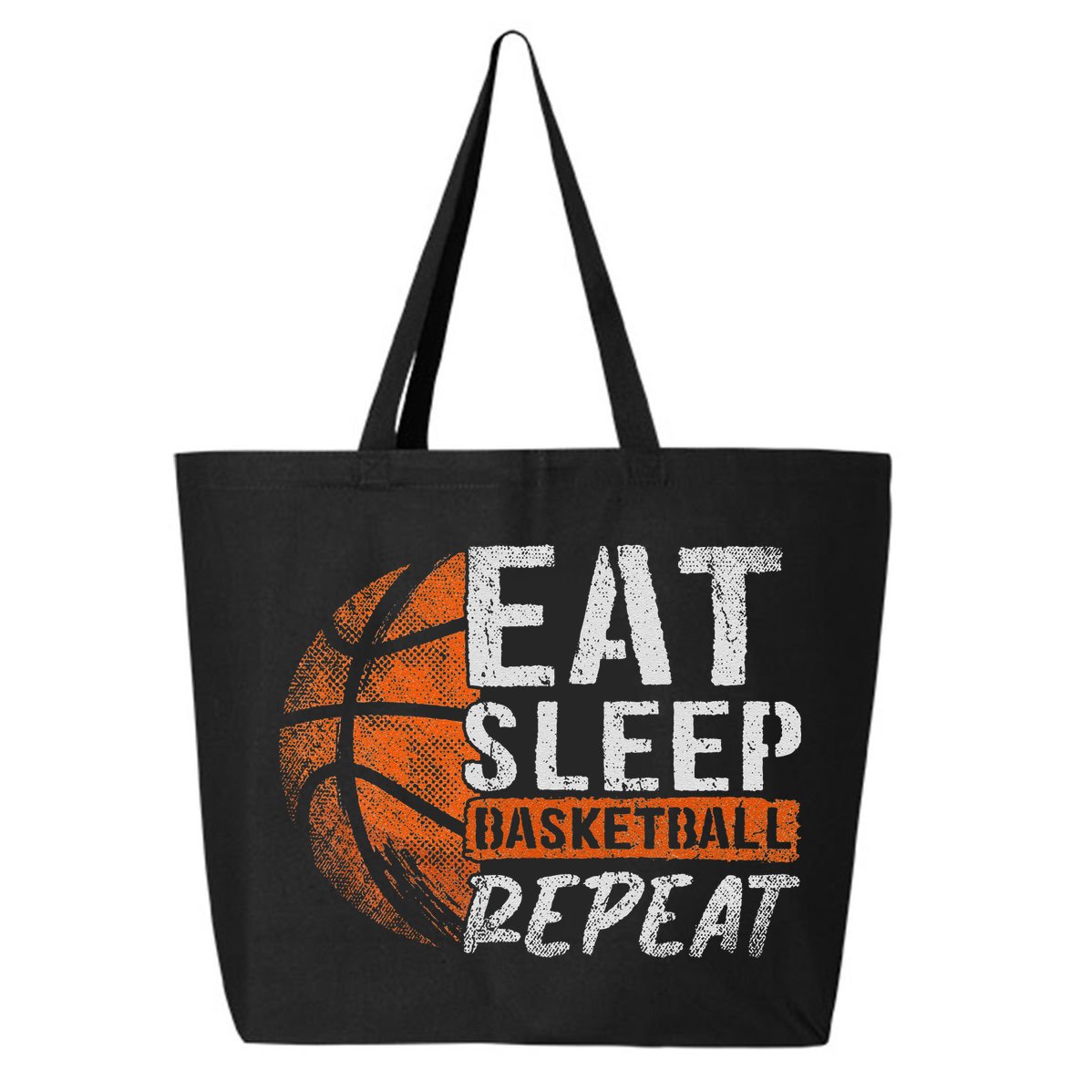 Eat Sleep Basketball Repeat Girls Basketball Player 25L Jumbo Tote