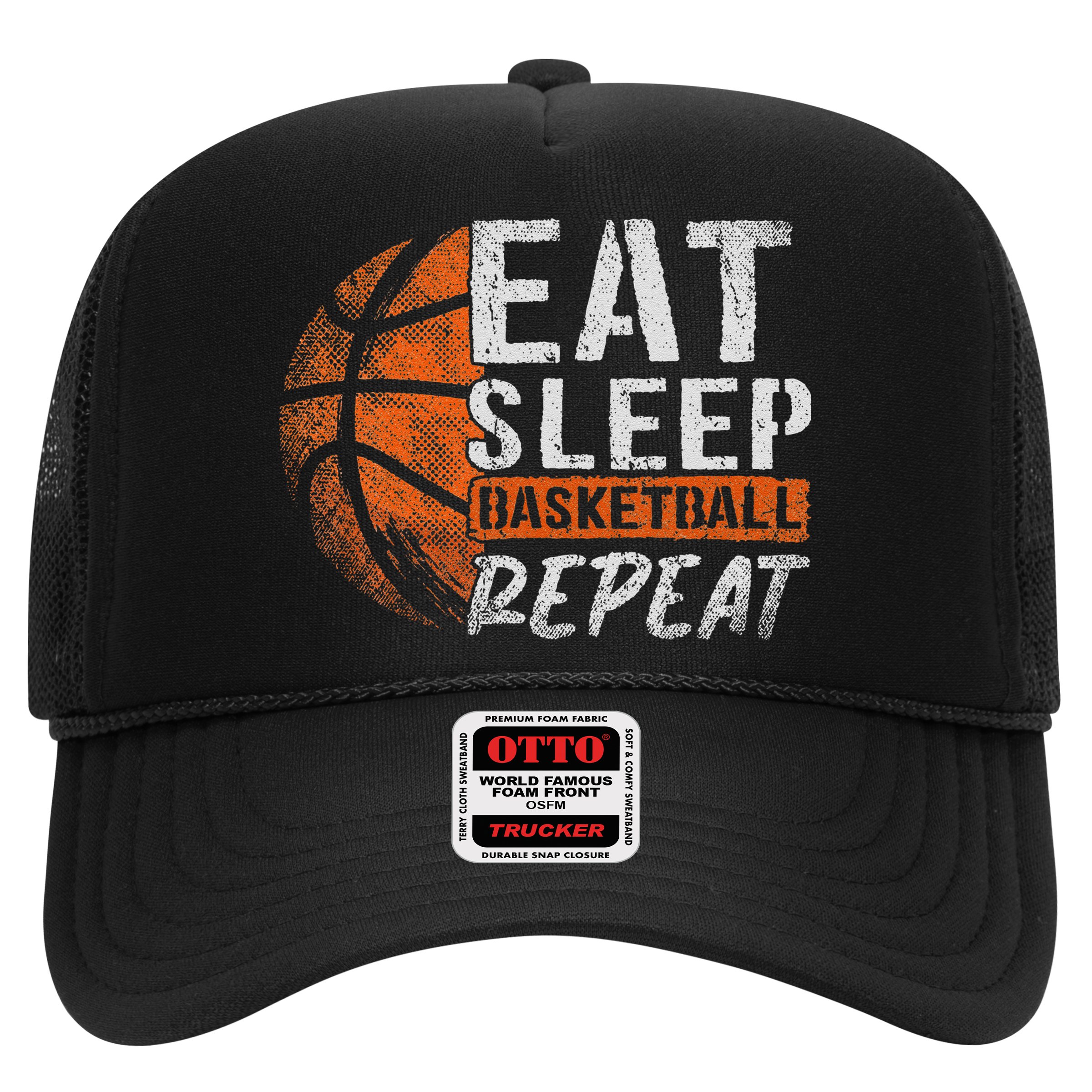 Eat Sleep Basketball Repeat Girls Basketball Player Hat
