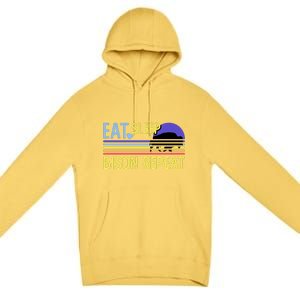 Eat Sleep Bison Repeat Premium Pullover Hoodie