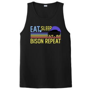 Eat Sleep Bison Repeat PosiCharge Competitor Tank