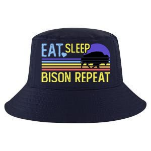 Eat Sleep Bison Repeat Cool Comfort Performance Bucket Hat