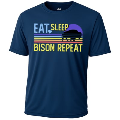 Eat Sleep Bison Repeat Performance Shirt