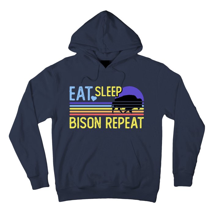 Eat Sleep Bison Repeat Hoodie