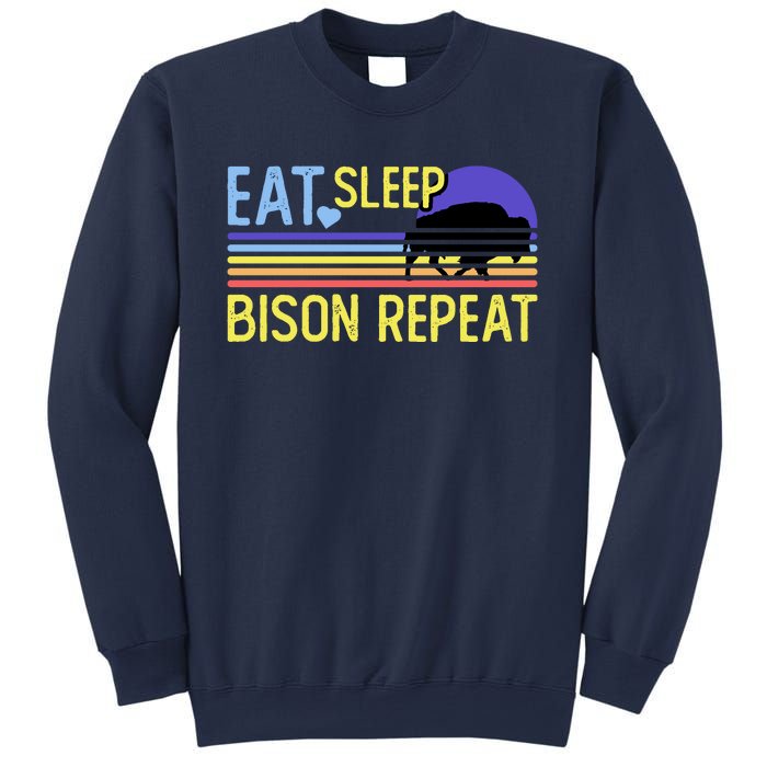 Eat Sleep Bison Repeat Sweatshirt