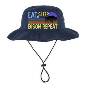 Eat Sleep Bison Repeat Legacy Cool Fit Booney Bucket Hat