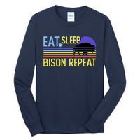 Eat Sleep Bison Repeat Tall Long Sleeve T-Shirt