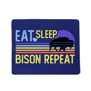 Eat Sleep Bison Repeat Mousepad