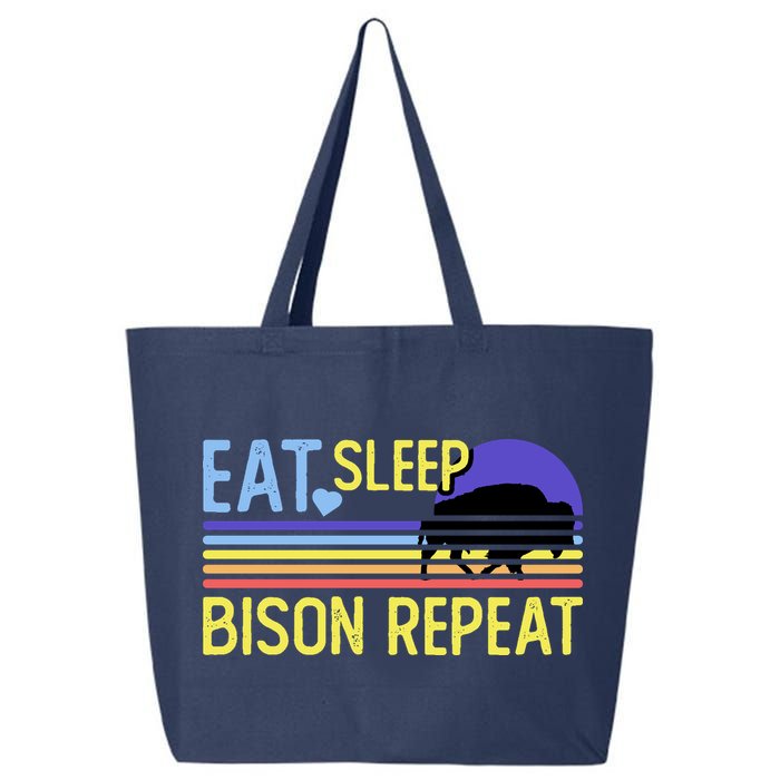Eat Sleep Bison Repeat 25L Jumbo Tote