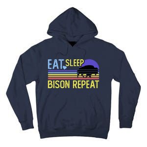 Eat Sleep Bison Repeat Tall Hoodie