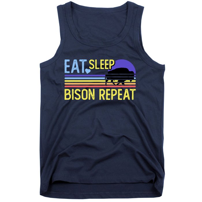 Eat Sleep Bison Repeat Tank Top