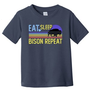 Eat Sleep Bison Repeat Toddler T-Shirt