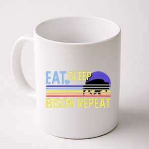 Eat Sleep Bison Repeat Coffee Mug