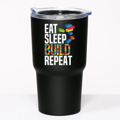 Eat Sleep Build Repeat Building Blocks Bricks Master Builder Tumbler
