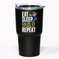 Eat Sleep Build Repeat Building Blocks Bricks Master Builder Tumbler
