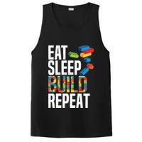 Eat Sleep Build Repeat Building Blocks Bricks Master Builder PosiCharge Competitor Tank
