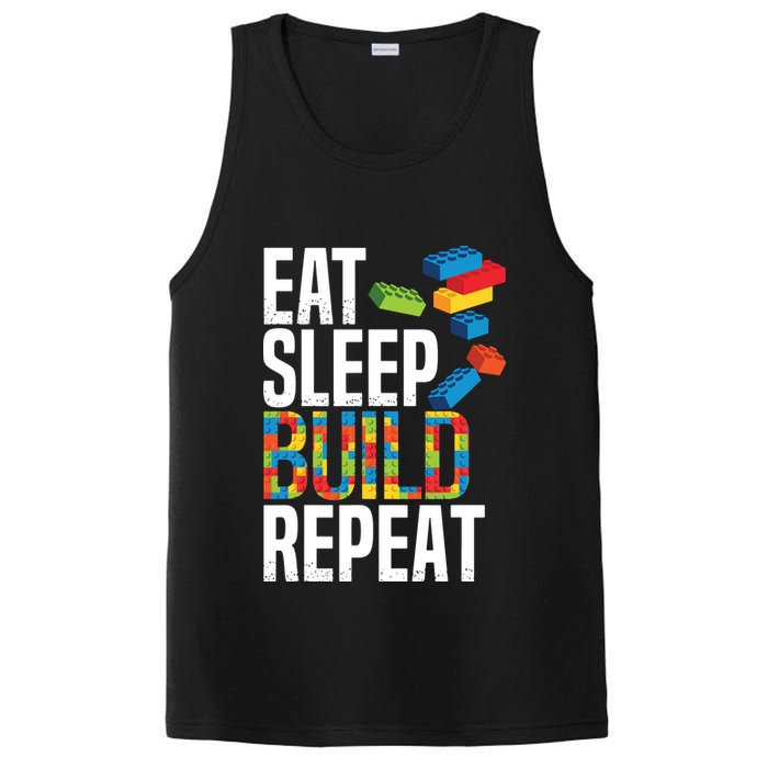 Eat Sleep Build Repeat Building Blocks Bricks Master Builder PosiCharge Competitor Tank