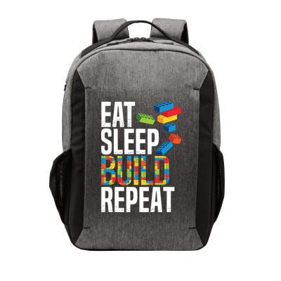 Eat Sleep Build Repeat Building Blocks Bricks Master Builder Vector Backpack
