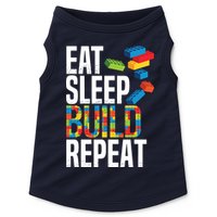 Eat Sleep Build Repeat Building Blocks Bricks Master Builder Doggie Tank