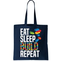 Eat Sleep Build Repeat Building Blocks Bricks Master Builder Bag