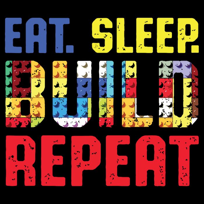 Eat Sleep Build Repeat Building Funny Builders City Backpack