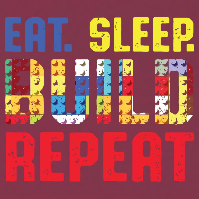 Eat Sleep Build Repeat Building Funny Builders 16oz Travel Tumbler