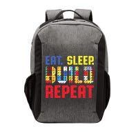 Eat Sleep Build Repeat Building Funny Builders Vector Backpack
