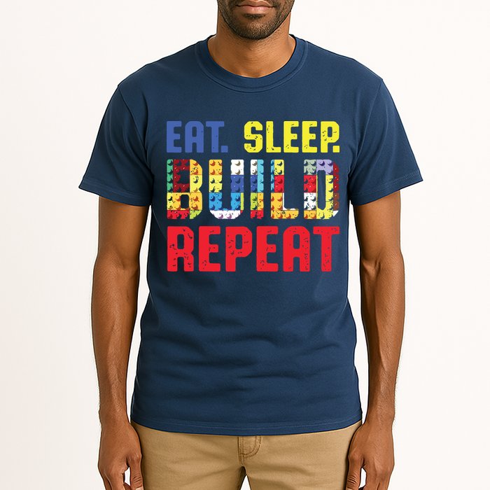 Eat Sleep Build Repeat Building Funny Builders Tall T-Shirt