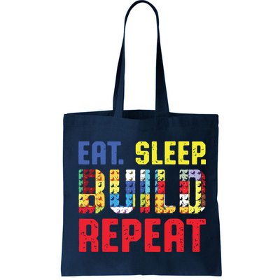 Eat Sleep Build Repeat Building Funny Builders Bag