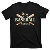 Eat Sleep Baseball Repeat T-Shirt