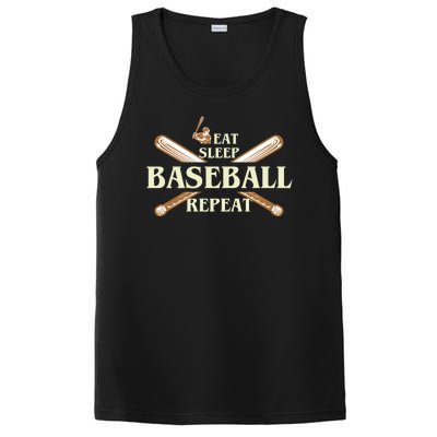 Eat Sleep Baseball Repeat PosiCharge Competitor Tank