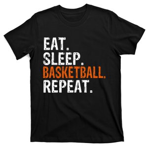 Eat Sleep Basketball Repeat Player Funny Cool Lover T-Shirt