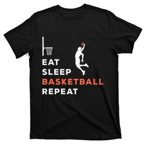 Eat Sleep Basketball Repeat Player Coach Hooper T-Shirt