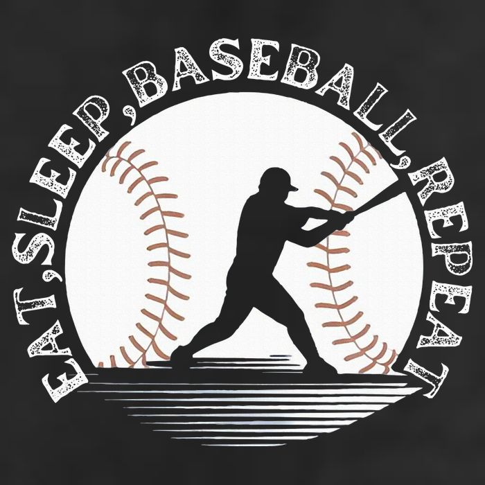 Eat Sleep Baseball Repeat Baseball Player Cool Comfort Performance Bucket Hat