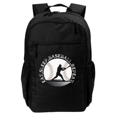 Eat Sleep Baseball Repeat Baseball Player Backpack