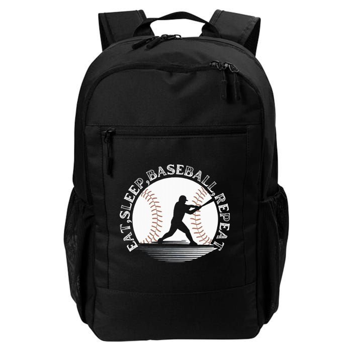 Eat Sleep Baseball Repeat Baseball Player Backpack