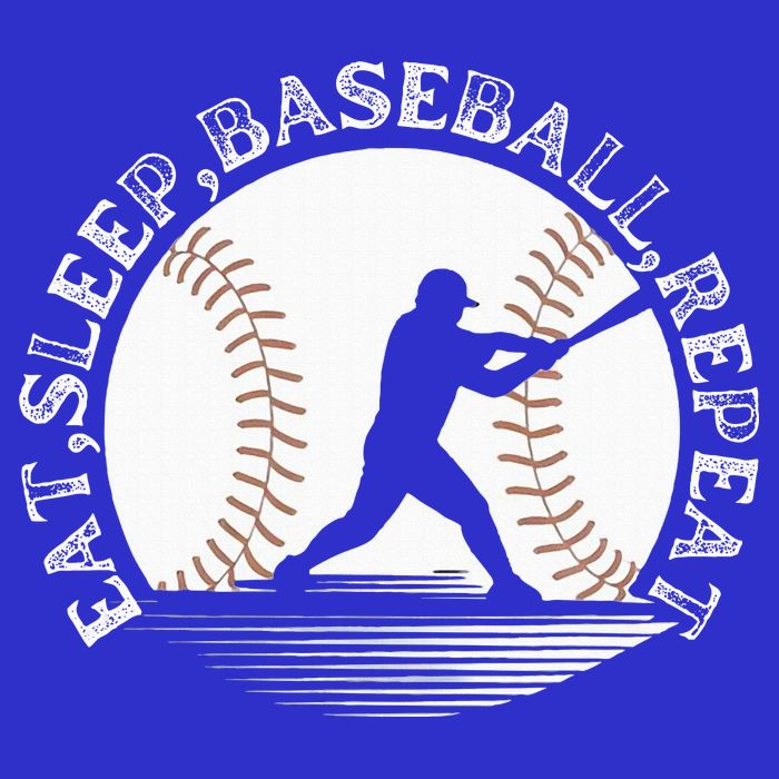 Eat Sleep Baseball Repeat Baseball Player Hoodie