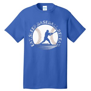 Eat Sleep Baseball Repeat Baseball Player Tall T-Shirt