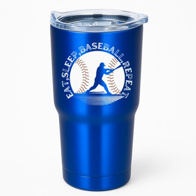 Eat Sleep Baseball Repeat Baseball Player Tumbler