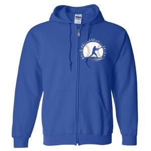 Eat Sleep Baseball Repeat Baseball Player Full Zip Hoodie