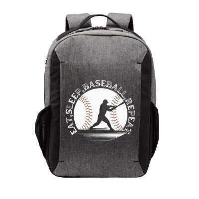 Eat Sleep Baseball Repeat Baseball Player Vector Backpack