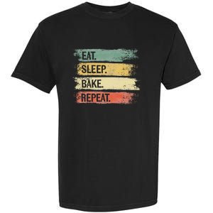 Eat Sleep Bake Repeat Pastry Chef Gifts Baker Bakery Baking Garment-Dyed Heavyweight T-Shirt